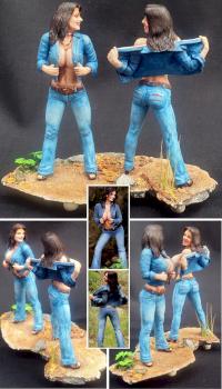 Denise Milani Canyon Collage by arnolbre