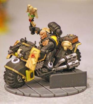 Imperial Fist's Biker Chaplain by Starscream