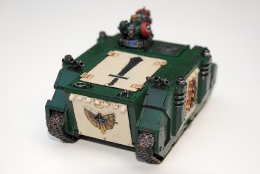 Dark Angels Rhino - Rear by abbadon 87