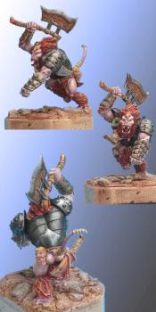Champion orque brun - black orc champion by Naoned