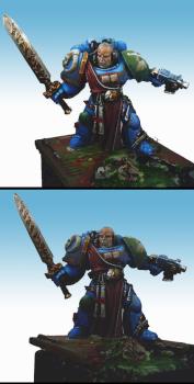 space marine librarian - dark angels by Mitic0