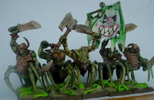 Nurgle spider raiders by maxcz