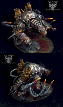 Chaos Space Marines Maulerfiend by tattooman