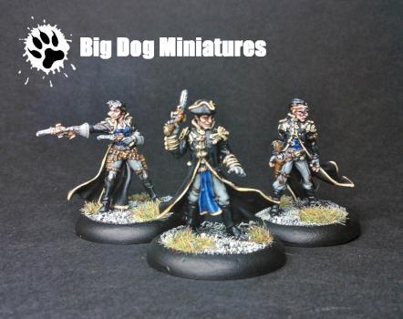 Cygnar Black 13th Gun Mage Strike Team by thebigdog
