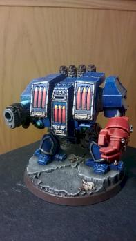 Crimson Fists Cybot by Larkin79