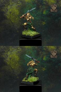 Wood Elves Wardancer by Vathaar