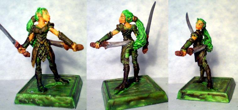 Elven Swordmaster by Whazbumm