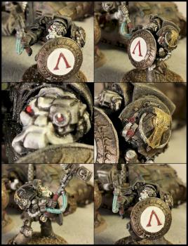 Minotaur Space Marines Assault Terminator Sergeant by Coresample