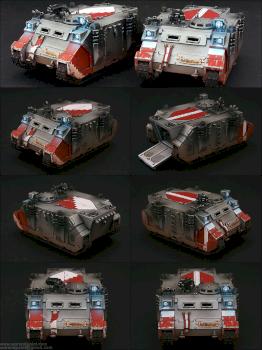 Grey Knights Rhinos x 2 by War and Paint
