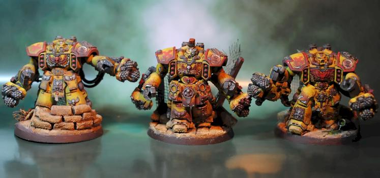 Imperial Fists Centurion Assault Squad by miniaturesshop