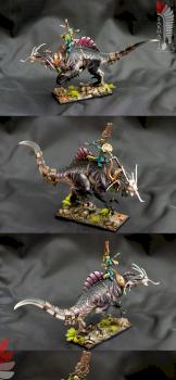 Lizardmen Troglodon by Sarmatia Painting Studio
