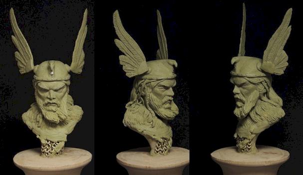 Viking bust by Bombur