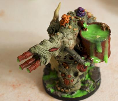 Forge World Nurgle Demon Prince WIP (back) by Damnthevalley