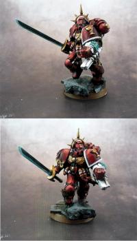 Blood Angels Sanguinary priest by Doom77