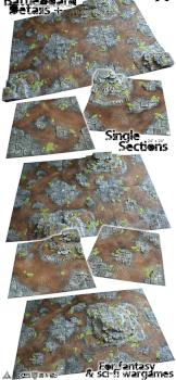 MODULAR BATTLEBOARD DETAILS+ Scenery terrain by studiolevel