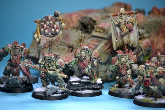 HUGE NURGLE SPACE MARINE ARMY by Nugruk