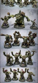 BLOOD BOWL team ORCS SAVAGES ORQUES SAUVAGES by tyyler