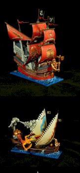 Dreadfleet - Grand Alliance ships by Vocal