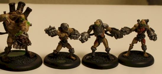 Mechanithralls and Brute Thrall by silenti79
