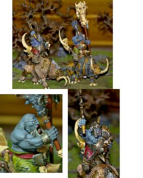 Ogre Kingdoms Mournfang Cavallery  / Oger Trauerfankavallerie by isdntroll
