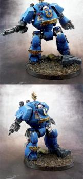 Ultramarine Contemptor Dreadnought by Doom77