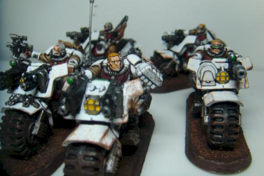 Scouts on bikes by Kamahl