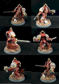 Commander Culln - Blood Angel scheme by Rose Model Art