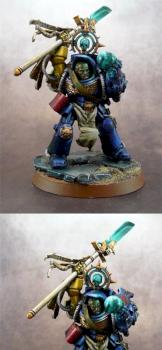 Imperial Fist Terminator Librarian by Doom77