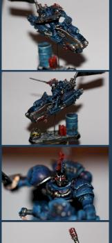 Night lords Pre-Heresy Jetbike Lord by zekaine