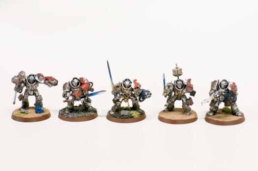 Grey Knight Terminator squad by Ashar Ventari