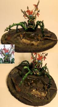 Goblin Warboss on Gigantic Spider by jonbon101