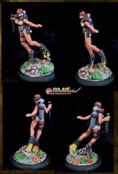Scuba Girl by belminiart