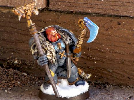 Space Wolf Rune Priest with Runic Blade ICEFANG by Captain_Chronos