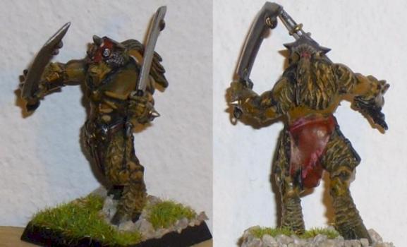 Fast-painted Beastman by Urithen