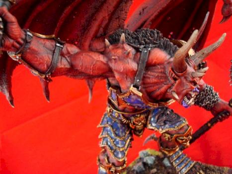Forgeworld Bloodthirster GDLA Close Up by socalgamer