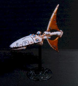 battlefleet gothic eldar cruiser by Bastien.C