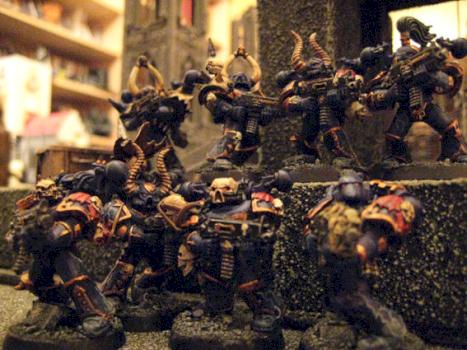 Night Lords Chaos Space Marines by woe2u