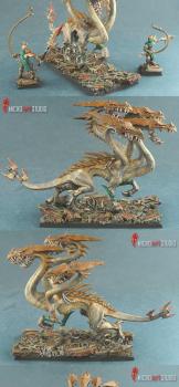 Dark Elf War Hydra by Asmodean