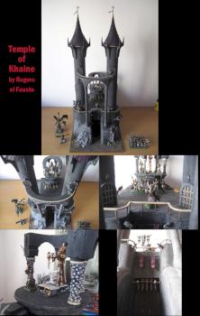 Dark elf khaine temple by Rogers el Fausto
