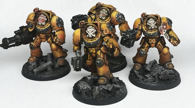 Imperial Fist Terminators by Thisonegoesto11