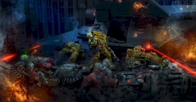 Lamenters Last Stand Diorama by Leadmill