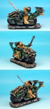 Dark Angels Ravenwing Master or Lord on bike by rene