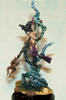 dark elf sorceress re by WARDANCERMINI