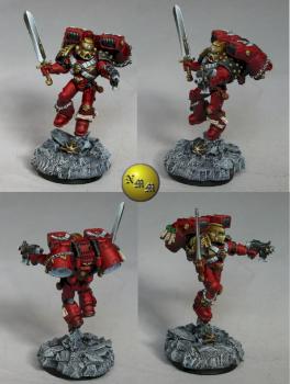 Blood Angel Vanguard Veteran squad sgt by nels0nmac