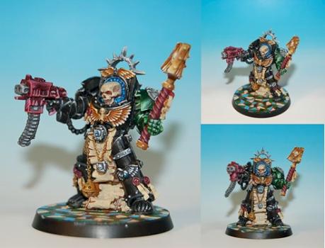 Dark Angels Terminator Chaplain by labluesman
