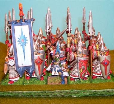 High elf spearmen by Hotrod