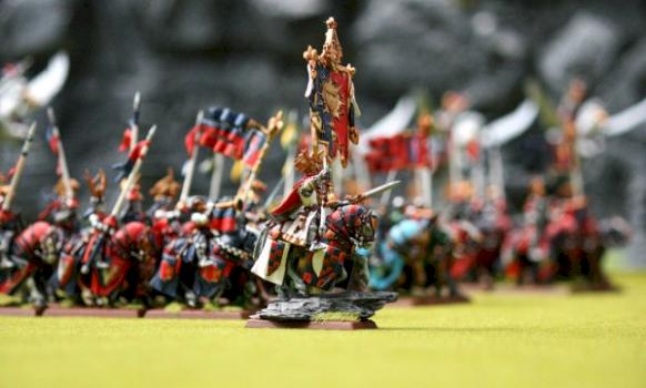 Bretonnian Standard Bearer #2 by Giovyzia