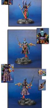 WARHAMMER 40K- ELDAR HARLEQUINS SQUAD by midgardmodels