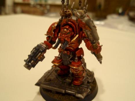 Red Chaos Terminator - 1 by deadlyseneschal