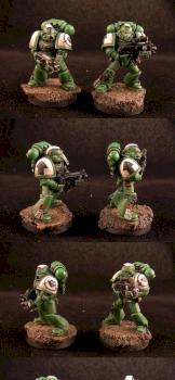 Test marines for army painting by Sonny